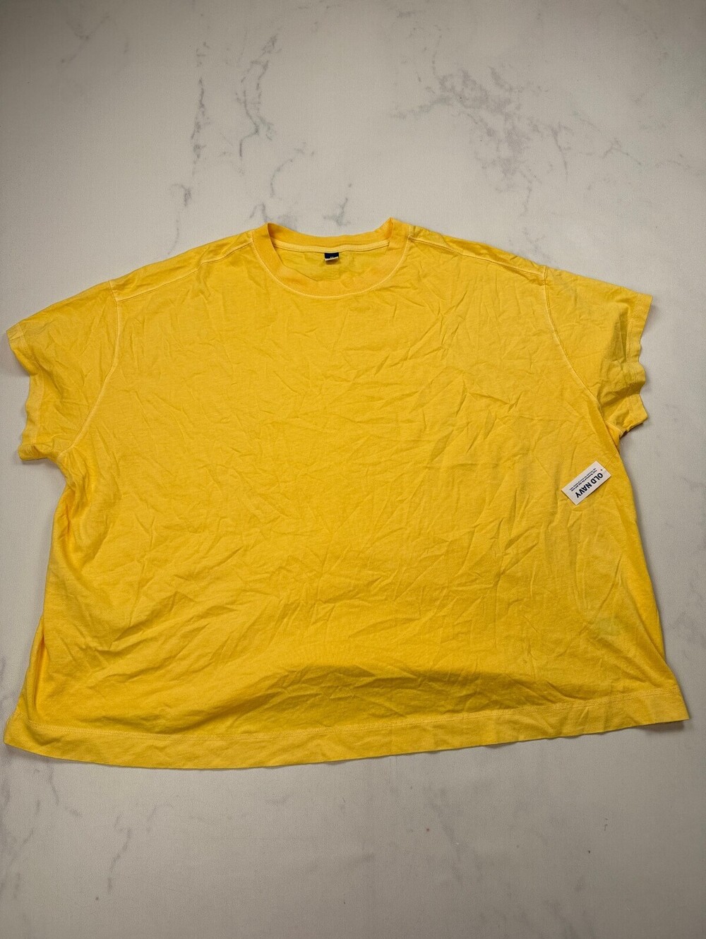 Old Navy T Shirt Yellow 90s VTG Everyday Essential - Womens 4X